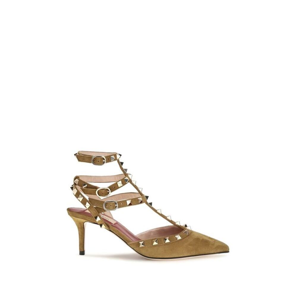 Valentino Garavani Beige Goatskin High Heel Women's Pumps